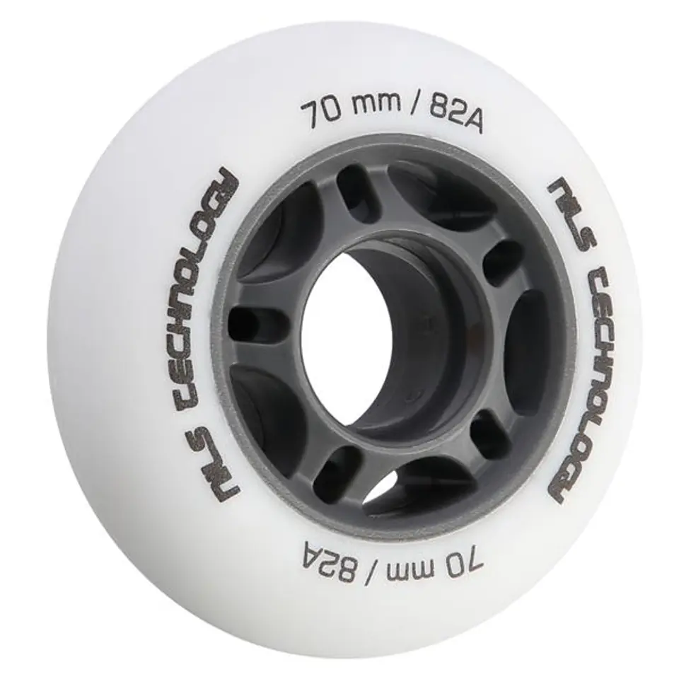 ⁨PU 70x24 82A WHITE MATT WHEELS (4 pcs.) NILS EXTREME⁩ at Wasserman.eu