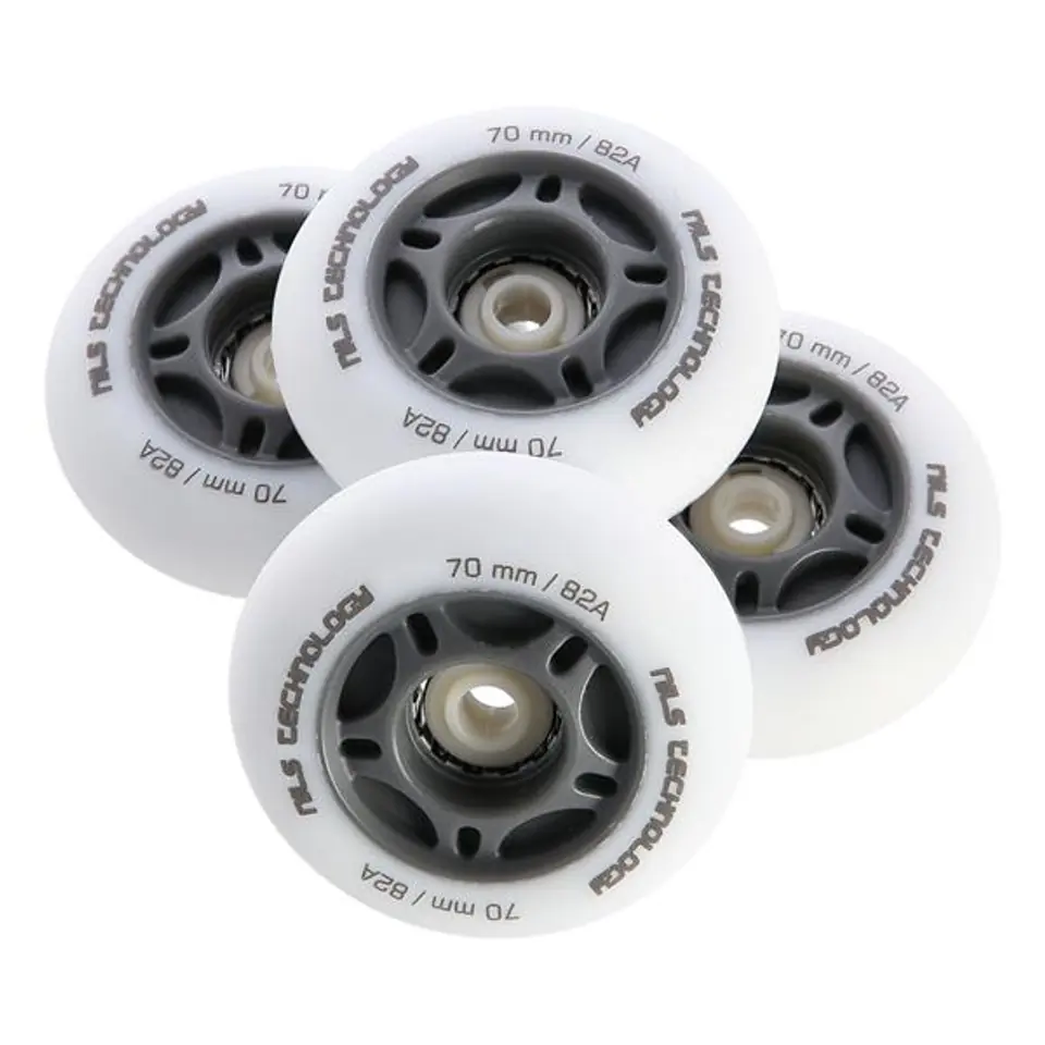 ⁨PU 70x24 82A LED-3 WHITE WHEELS (4 pcs.) NILS EXTREME⁩ at Wasserman.eu