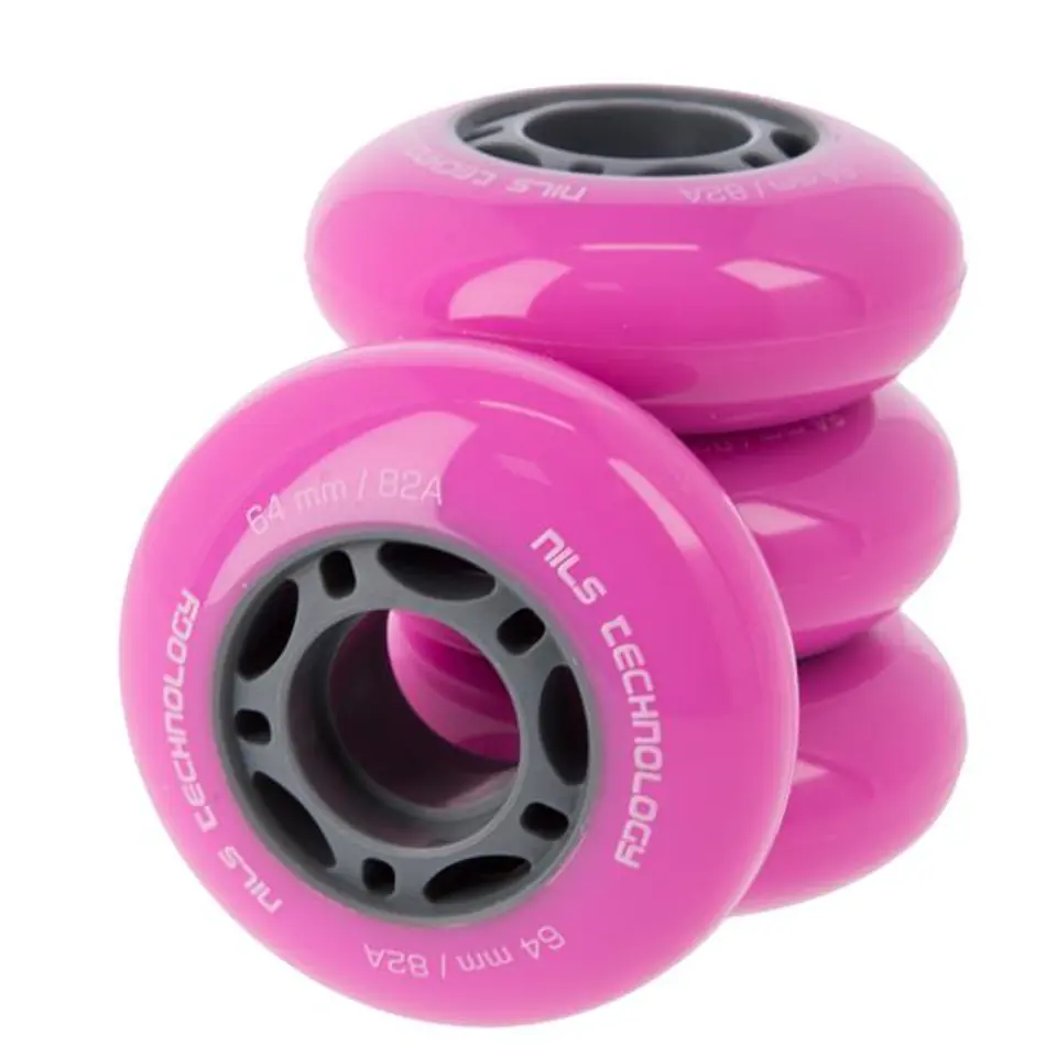 ⁨PU 64x24 82A PINK WHEELS (4 pcs.) NILS EXTREME⁩ at Wasserman.eu