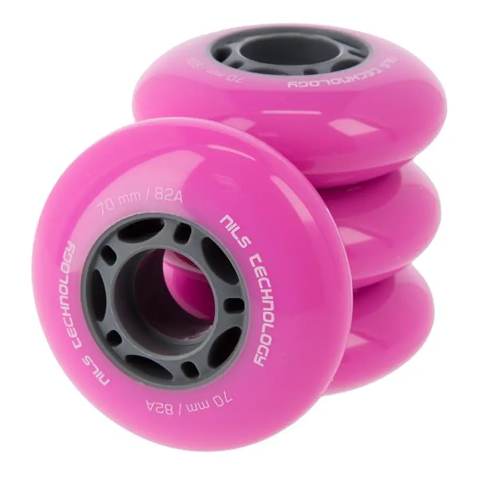 ⁨PU 70x24 82A PINK WHEELS (4 pcs) NILS EXTREME⁩ at Wasserman.eu