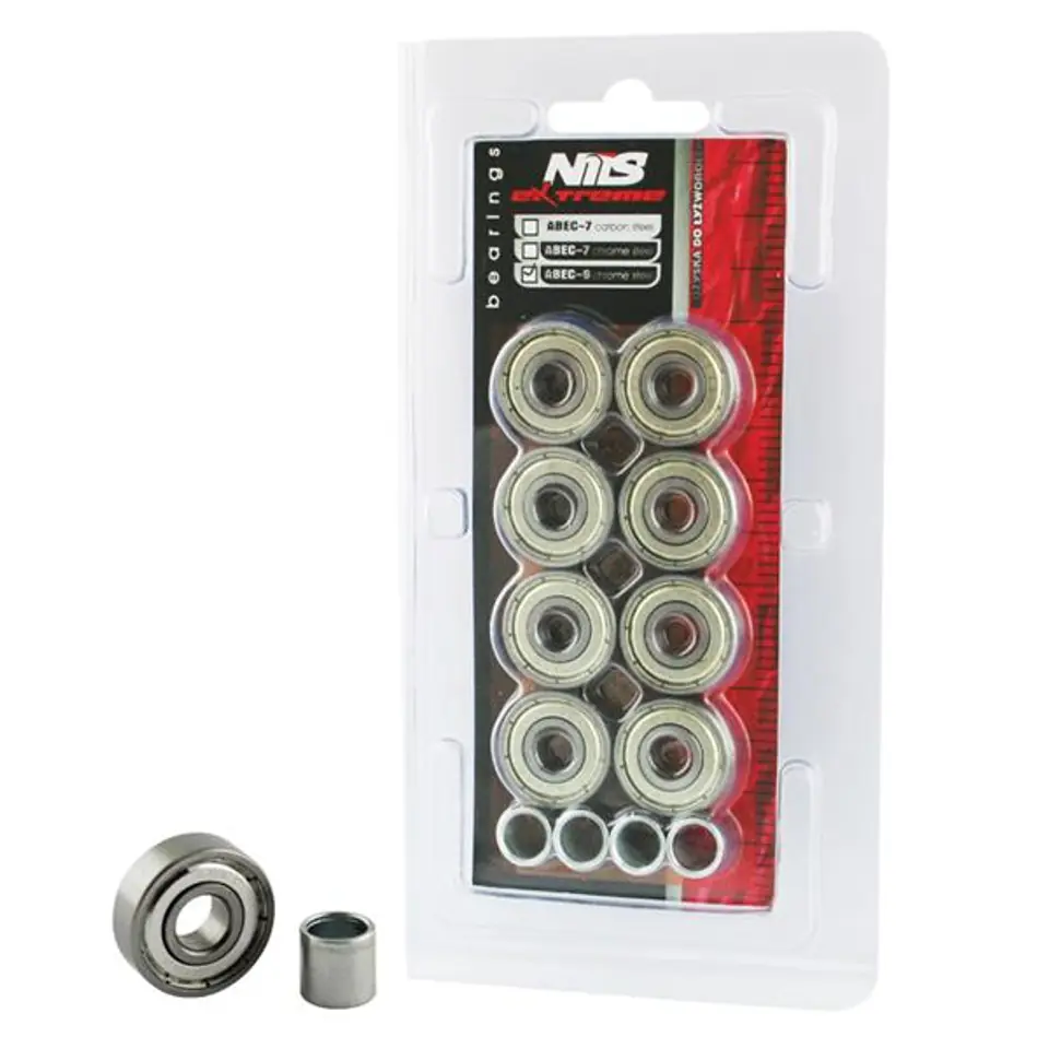 ⁨ABEC-9 CARBON BEARINGS (8 pcs.) NILS EXTREME⁩ at Wasserman.eu