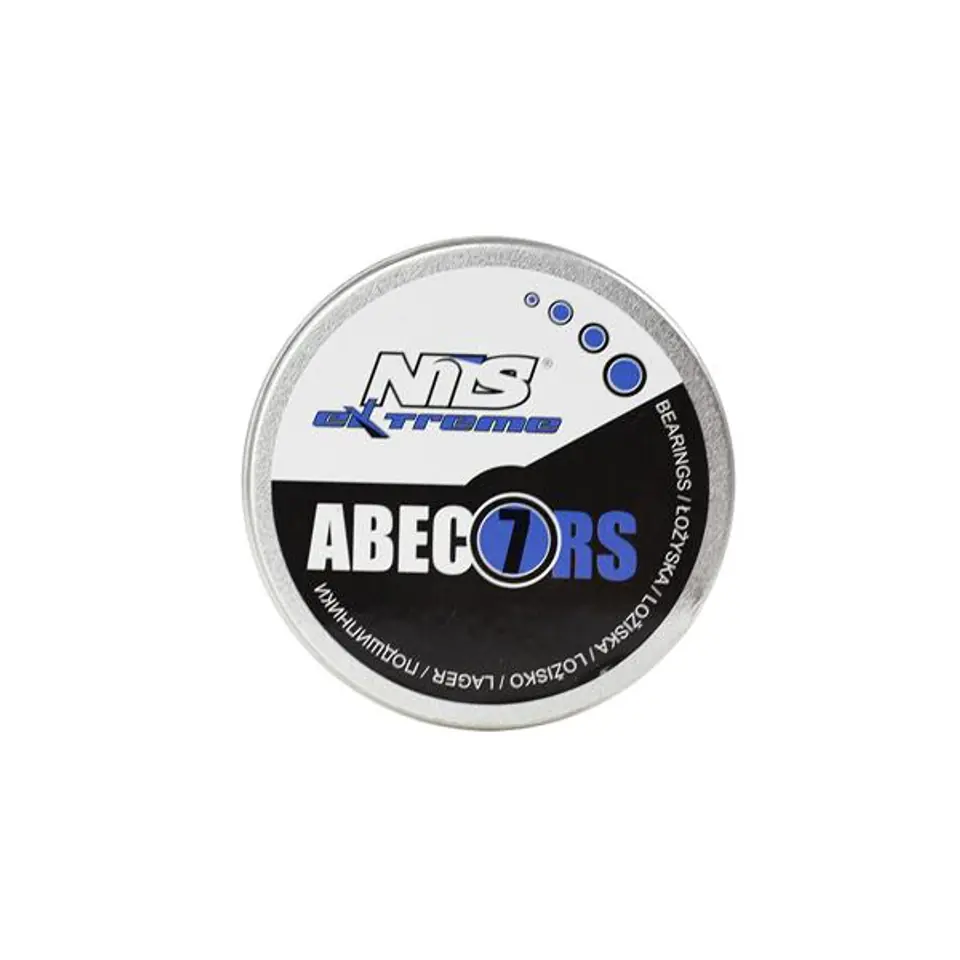 ⁨ABEC-7 RS NIEBIESKI CARBON ŁOŻYSKA (8szt.) OPAK. METAL NILS EXTREME⁩ w sklepie Wasserman.eu