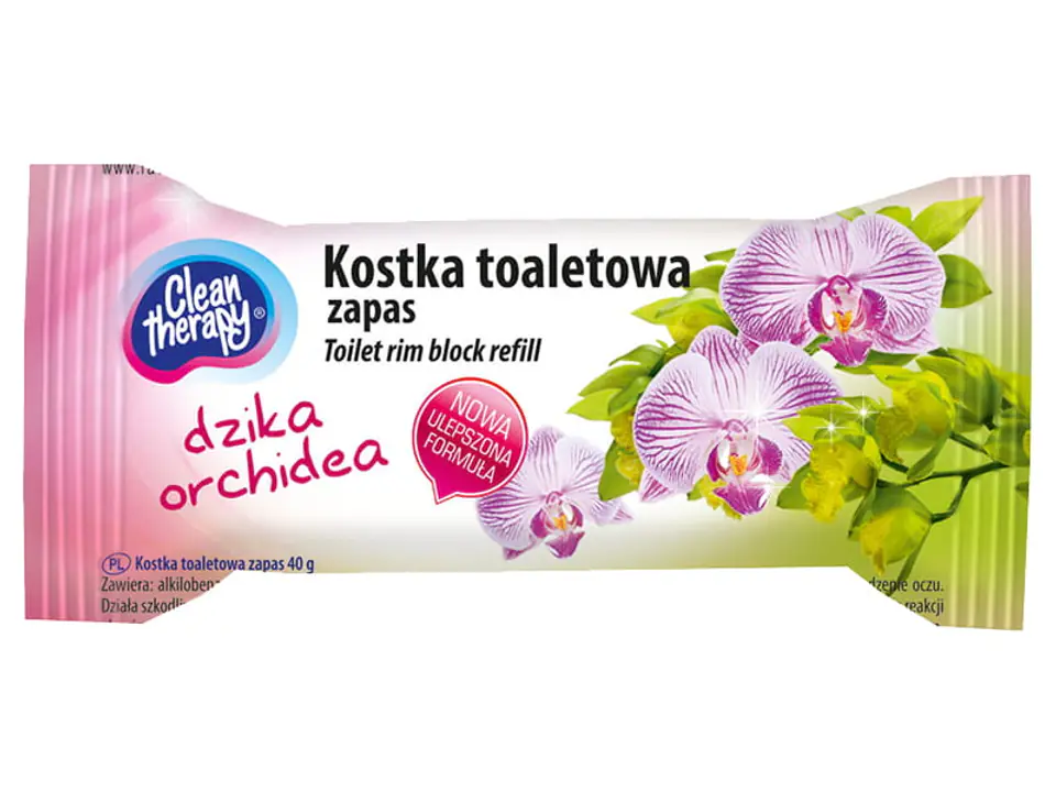 ⁨Kostka toaletowa zapas 40g (Dzika orchidea)⁩ w sklepie Wasserman.eu