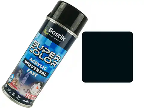 ⁨Farba w sprayu Acrylic Fast (czarny połysk, RAL9005)⁩ w sklepie Wasserman.eu