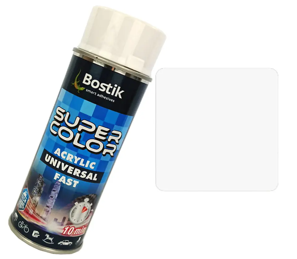 ⁨Acrylic Fast spray paint (white gloss, RAL 9003)⁩ at Wasserman.eu