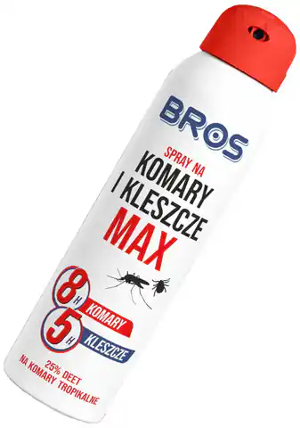 ⁨Spray na komary i kleszcze Bros MAX 90ml Bros 208⁩ w sklepie Wasserman.eu