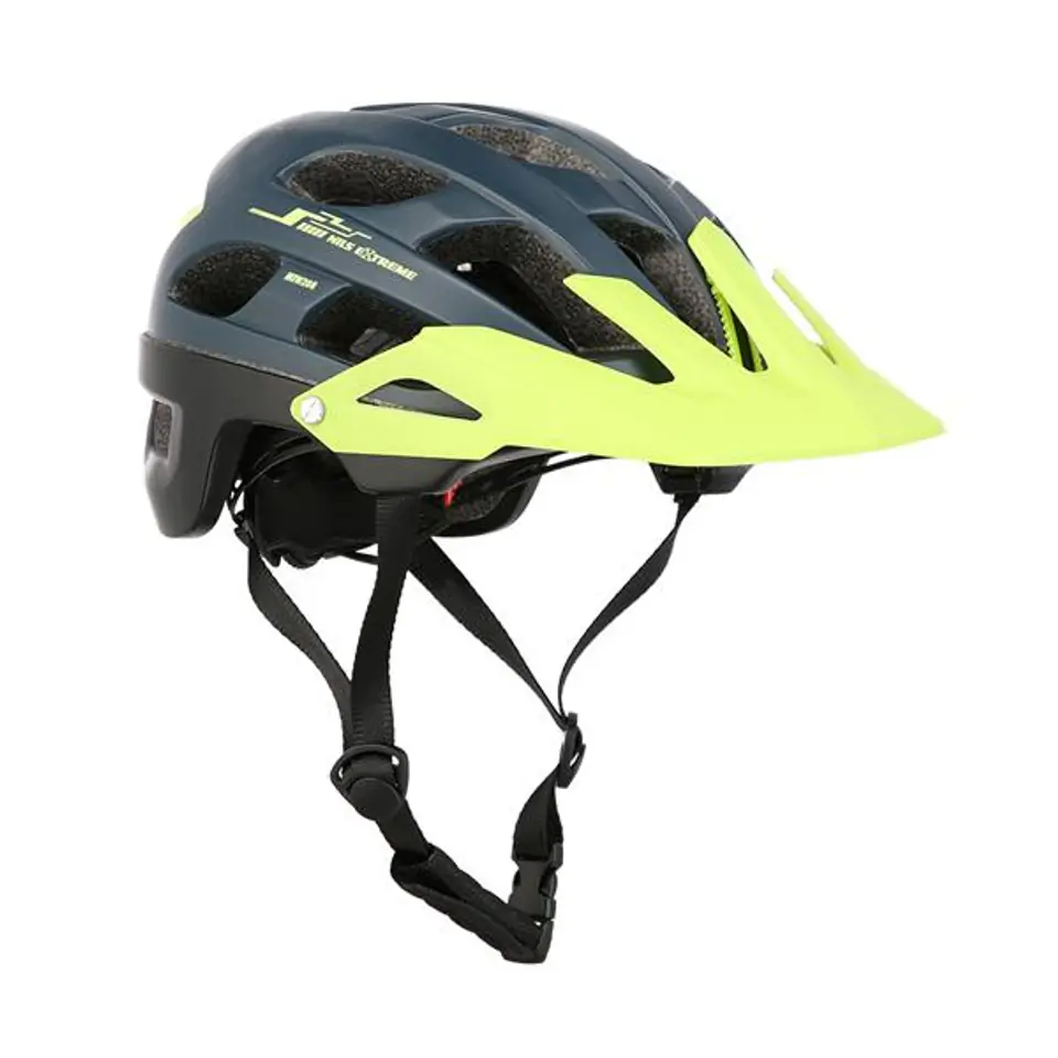 ⁨MTW208 NAVY BLUE-GREEN SIZE M (53-58CM) NILS EXTREME HELMET⁩ at Wasserman.eu