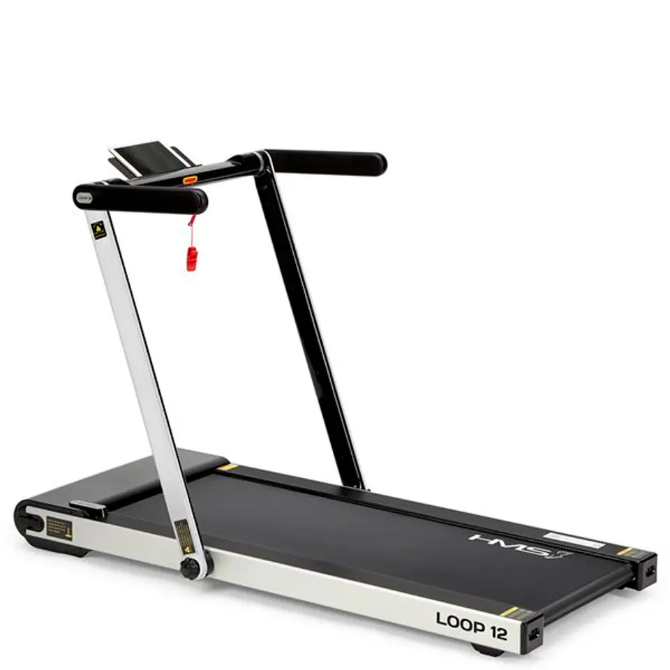 ⁨HMS LOOP12 electric treadmill 1-12 km/h, grey⁩ at Wasserman.eu