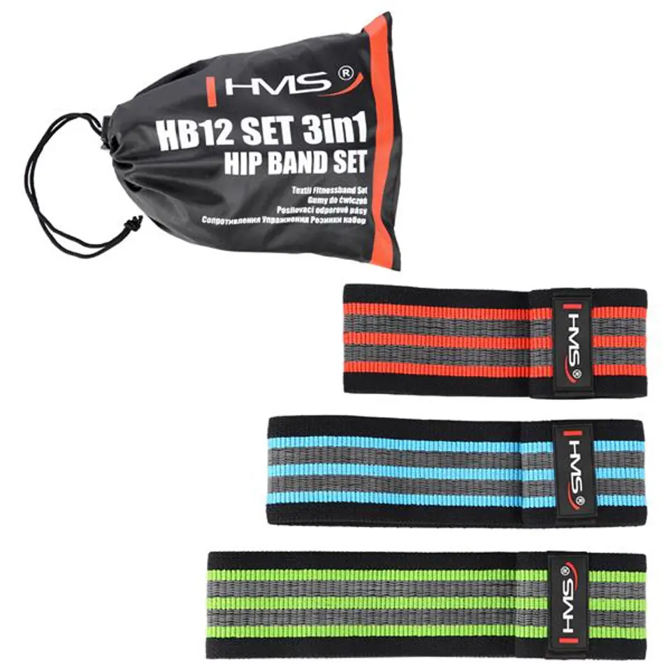 ⁨HB12 SET 3in1 HMS EXERCISE RUBBERS⁩ at Wasserman.eu