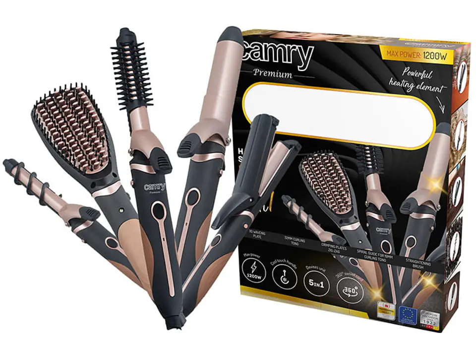 ⁨The 5in1 Camry hair styling kit for hairstyles CR 2024⁩ at Wasserman.eu