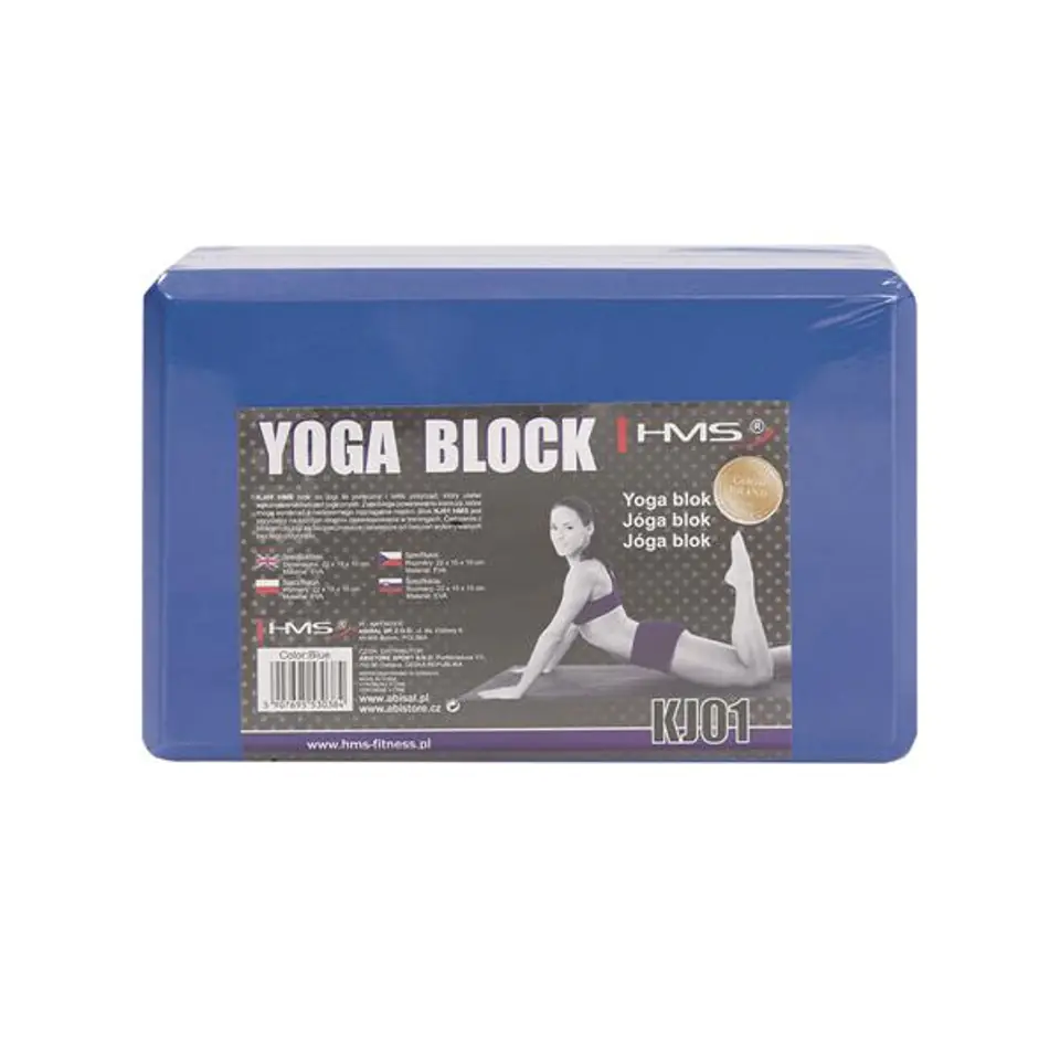 KJ01 BLUE YOGA BLOK HMS w sklepie Wasserman.eu