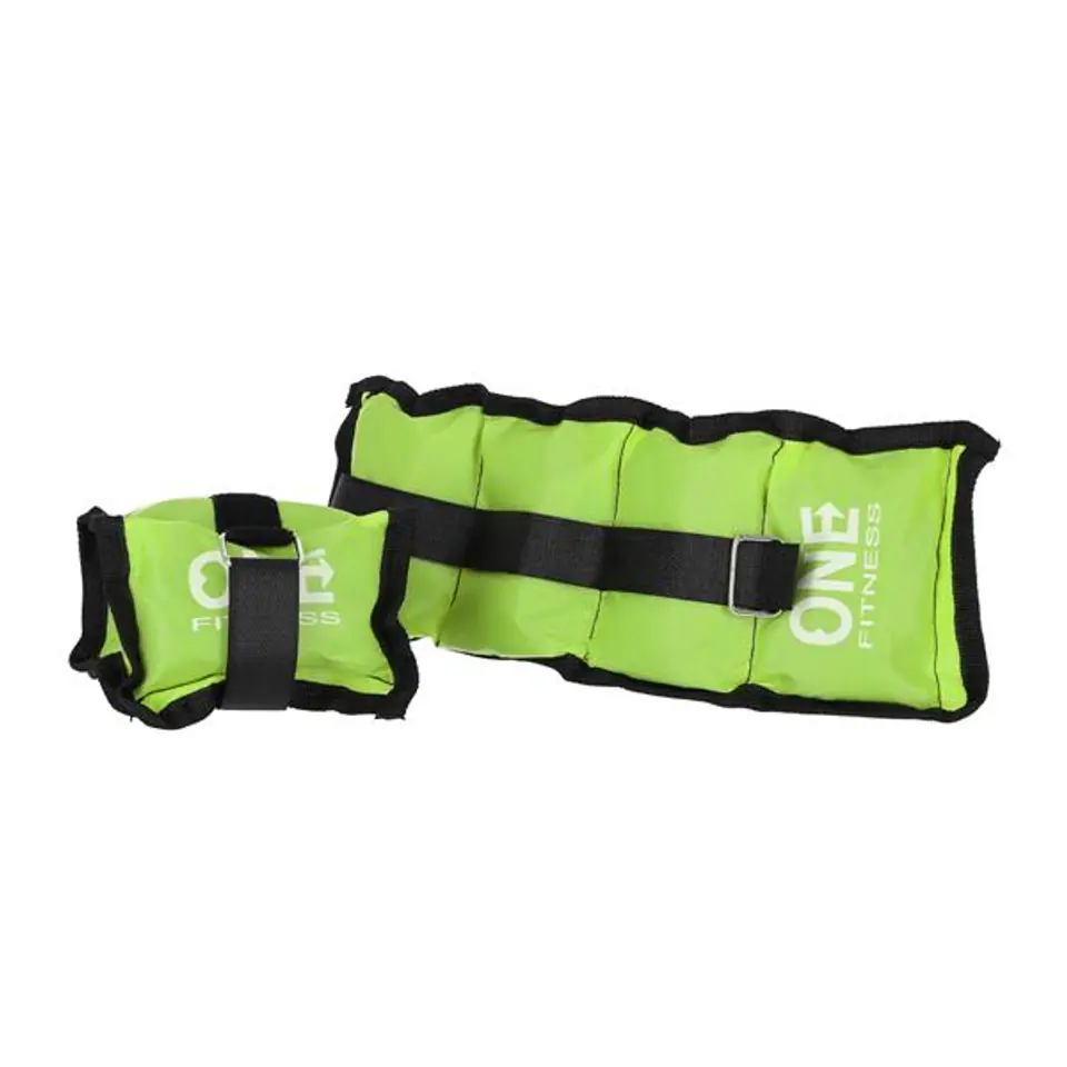 WW01 GREEN OBCIĄŻNIKI 2 x 0.7 KG ONE FITNESS w sklepie Wasserman.eu