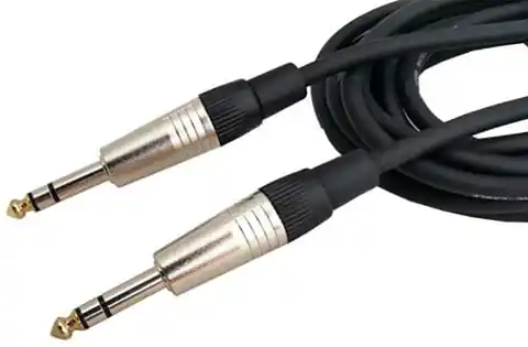 ⁨Cable 6.3mm plug - 6.3mm stereo jack plug 8075-5m⁩ at Wasserman.eu