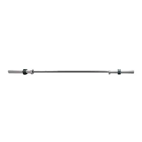 ⁨Olympic 20 kg / 2200 mm barbell with lock jaw clamps HMS GO700⁩ at Wasserman.eu