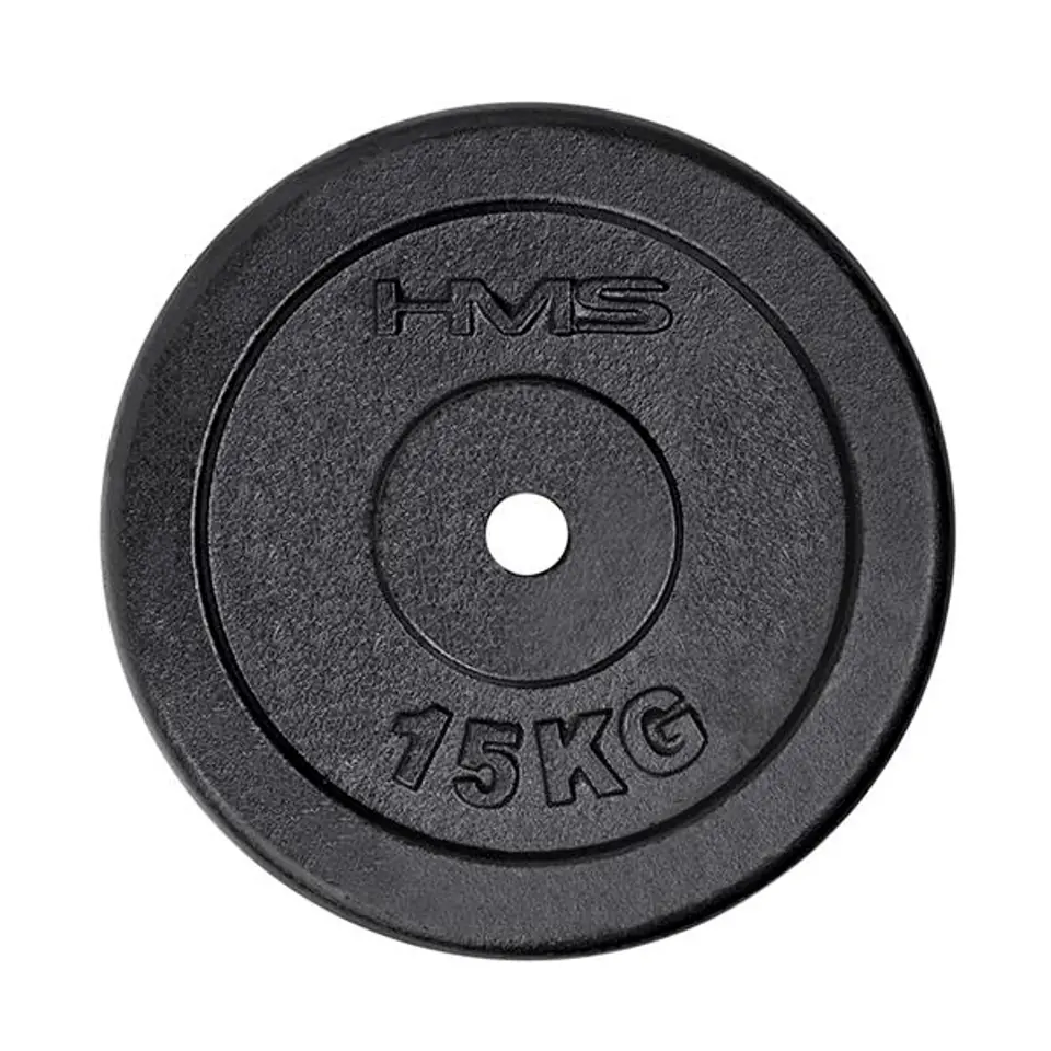 ⁨TCZ15 PLATE BLACK 15 KG HMS⁩ at Wasserman.eu