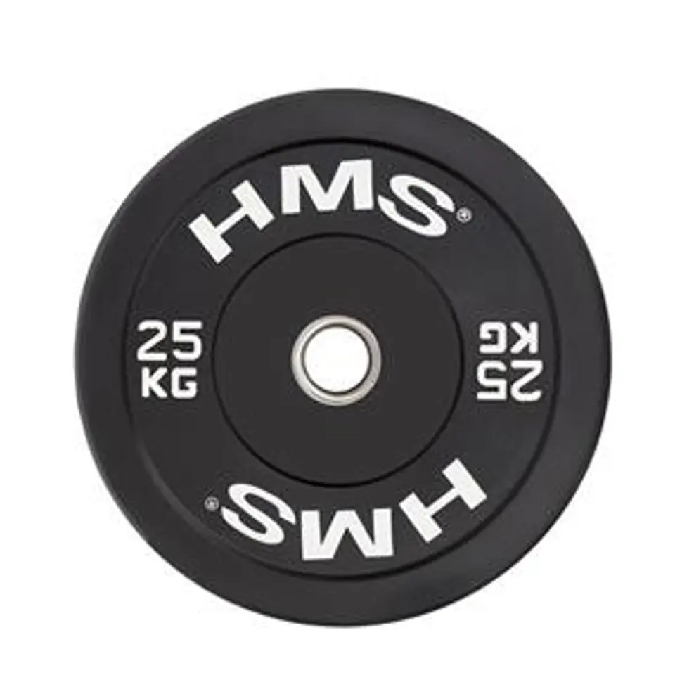 BBR25 BLACK OLYMPIC PLATE BUMPER 25 KG HMS at Wasserman.eu