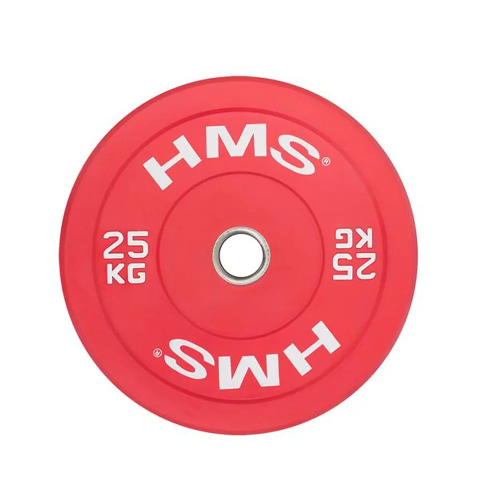 ⁨Olympic Bumper 25kg Red HMS CBR25 plate⁩ at Wasserman.eu