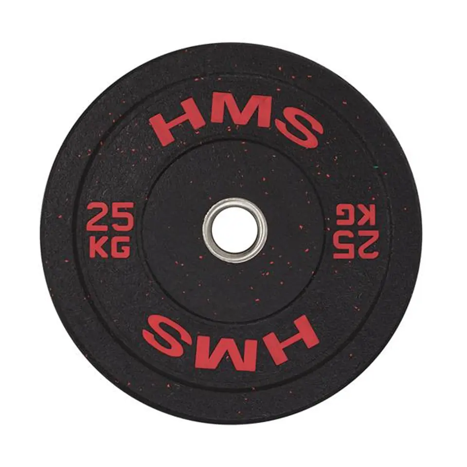 ⁨Olympic Bumper 25 kg Red HMS HTBR25 plate⁩ at Wasserman.eu