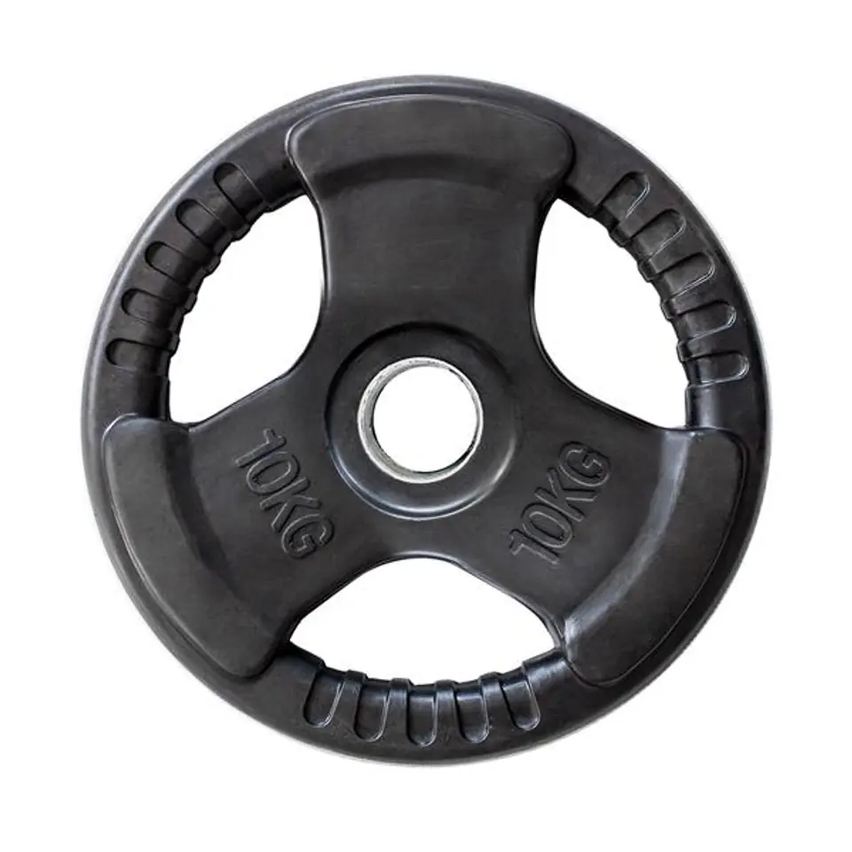 ⁨OLYMPIC SIZE RUBBERISED WEIGHT PLATE 10 KG HMS TOK10⁩ at Wasserman.eu