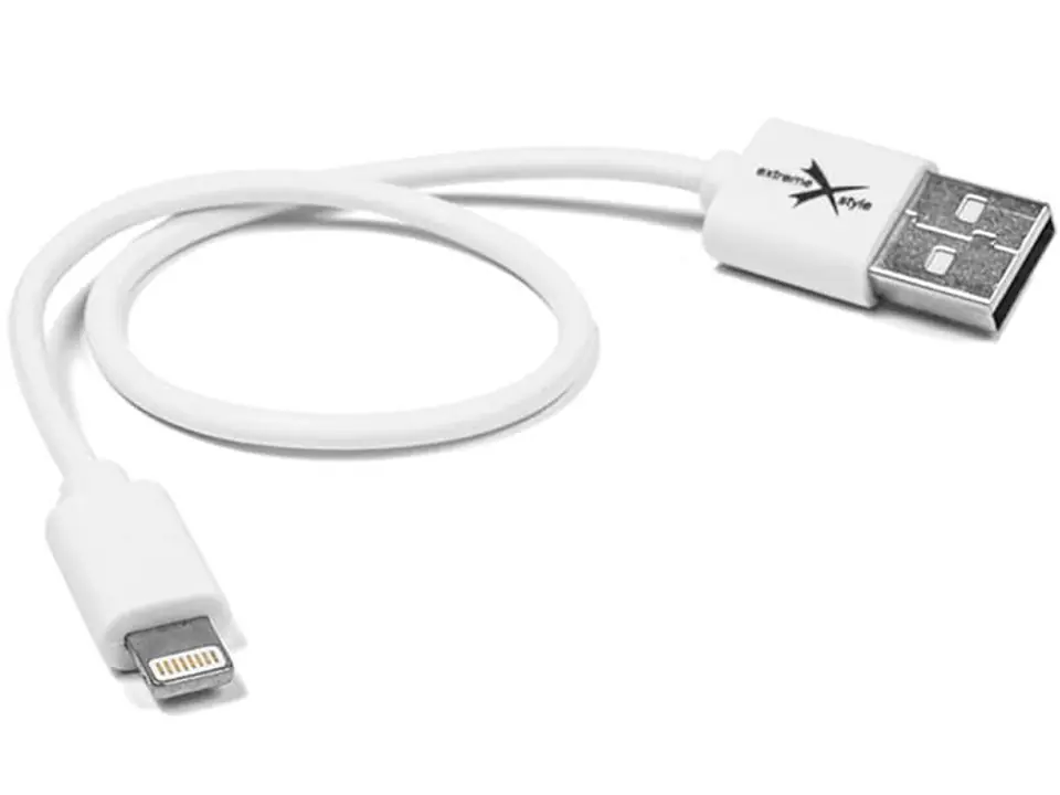 IPhone Lightning cable 30cm white eXtreme at Wasserman.eu