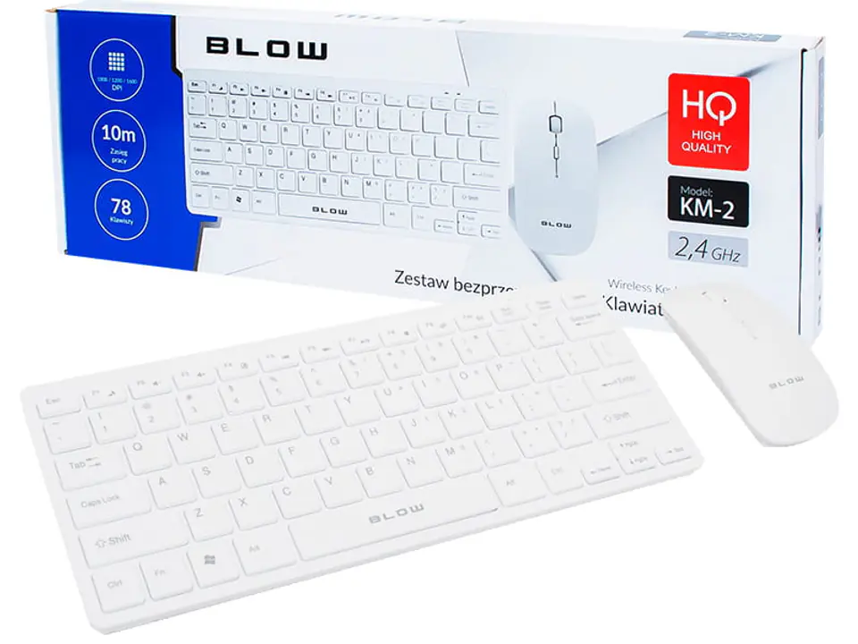 ⁨Wireless keyboard + mouse Blow KM-2 set⁩ at Wasserman.eu