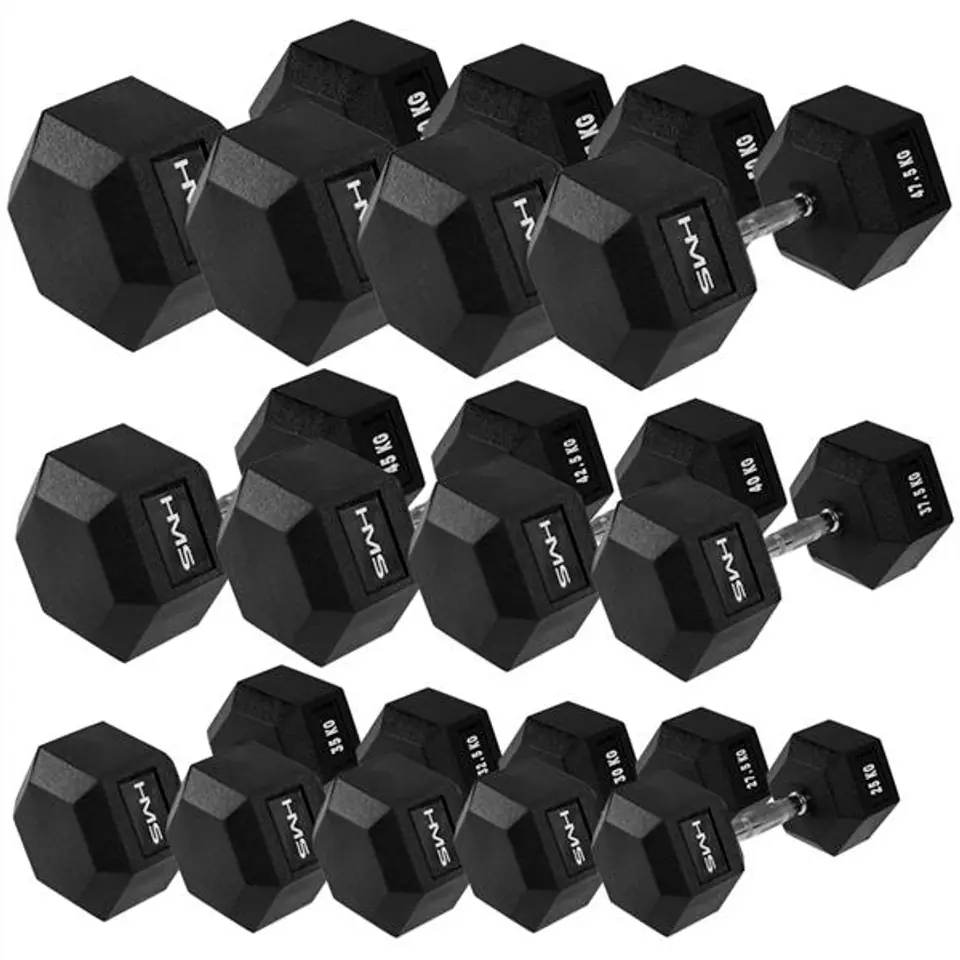 ⁨Dumbbell 8 kg HMS HEX-PRO 8⁩ at Wasserman.eu