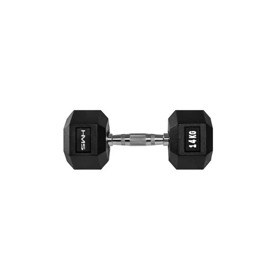 ⁨Dumbbell 14 kg HMS HEX-PRO 14⁩ at Wasserman.eu