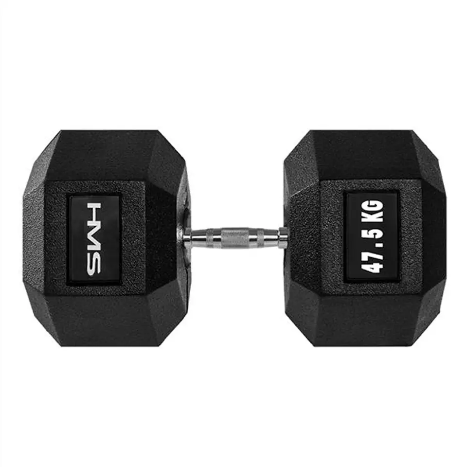 ⁨Dumbbell 47.5 kg HMS HEX-PRO 47.5⁩ at Wasserman.eu