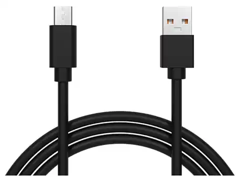 ⁨Kabel USB Typ-C Blow czarny długość 1m⁩ w sklepie Wasserman.eu