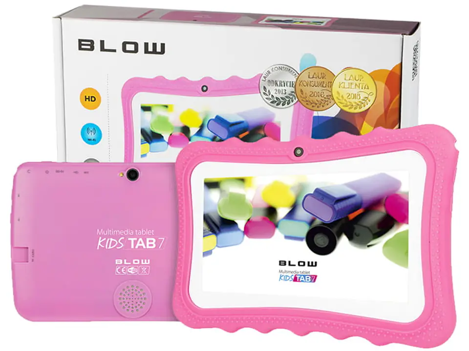 KidsTAB7 2MP 2GB Wifi Blow tablet + case (pink) at Wasserman.eu
