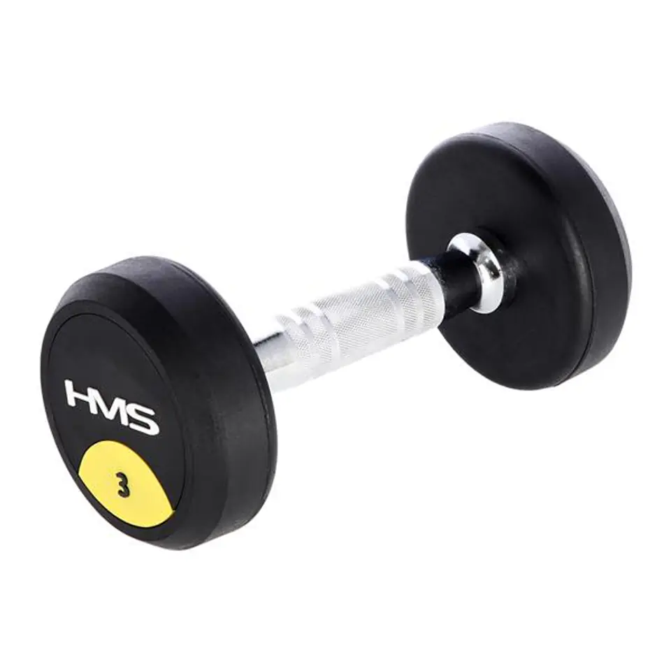 ⁨HG PRO 3 KG RUBBERIZED DUMBBELLS HMS⁩ at Wasserman.eu