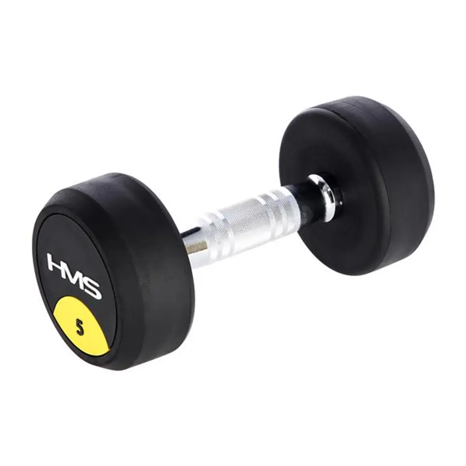 ⁨HG PRO 5 KG RUBBERIZED DUMBBELLS HMS⁩ at Wasserman.eu