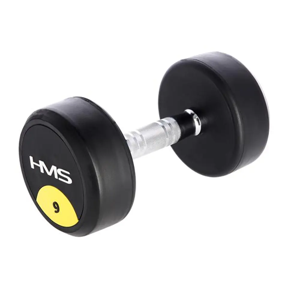 ⁨HG PRO 9 KG RUBBERIZED DUMBBELLS HMS⁩ at Wasserman.eu