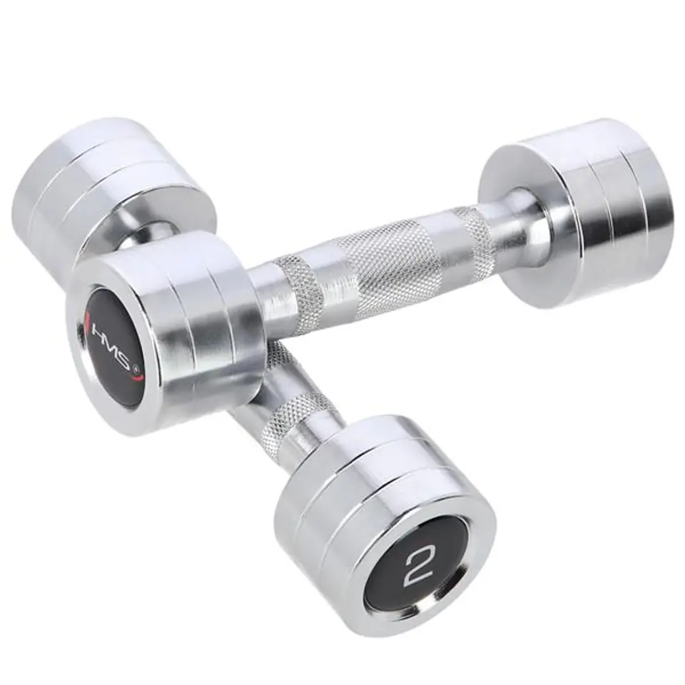 ⁨CHD02 DUMBBELLS CHROME (2 pcs.) HMS⁩ at Wasserman.eu