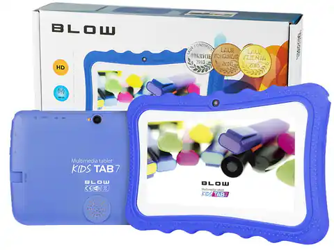 ⁨Tablet kidsTAB7 2MP 2GB Wifi Blow + etui (niebieski)⁩ w sklepie Wasserman.eu