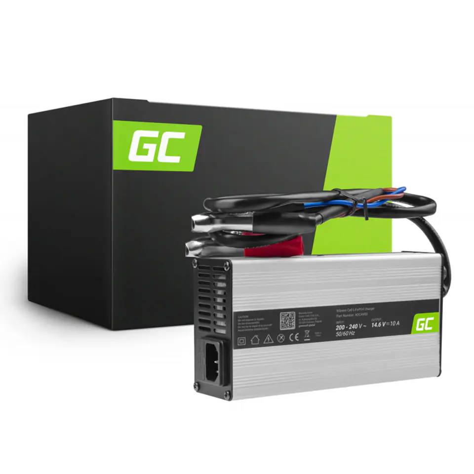 Green Cell - Ładowarka, prostownik do akumulatorów LiFePO4 14.6V 10A w sklepie Wasserman.eu