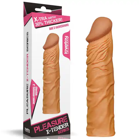 ⁨Nakładka Pleasure X-Tender +5cm  Lovetoy⁩ w sklepie Wasserman.eu