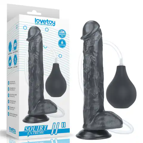 ⁨Dildo with suction cup and ejaculation function 27,5cm Lovetoy⁩ at Wasserman.eu