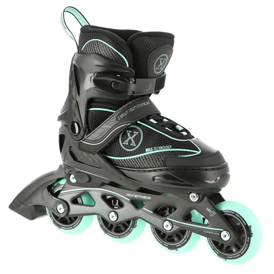 ⁨NA11008 BLACK-MINT SIZE S (31-34) NILS EXTREME SKATES⁩ at Wasserman.eu