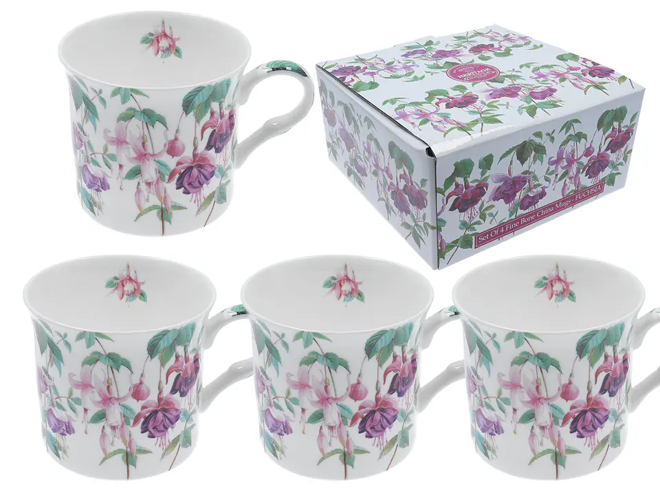 ⁨Set of 4 cups - Fuchsia (FBCh)⁩ at Wasserman.eu