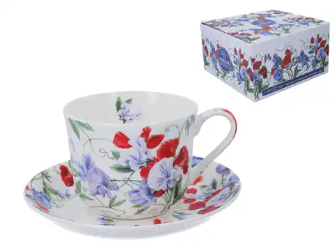 ⁨Breakfast cup with saucer - Sweet Pea (FBCh)⁩ at Wasserman.eu