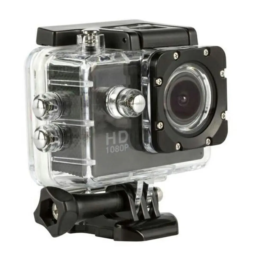 Sports camera Innelec KX FJ Full HD Sportscam + accessories black/black 29313 at Wasserman.eu
