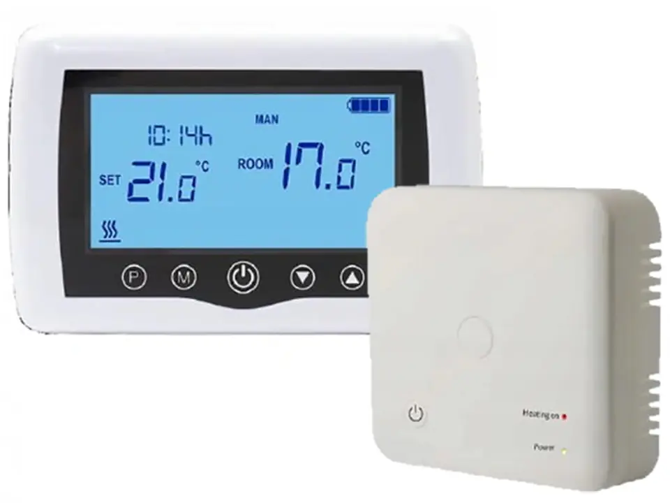 Wireless thermostat for WT-08 wifi heating systems at Wasserman.eu