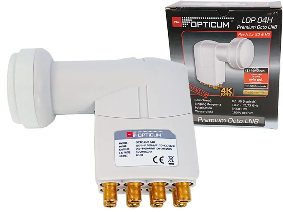 ⁨Octo LNB Opticum LOP 04H 4K UHD converter⁩ at Wasserman.eu