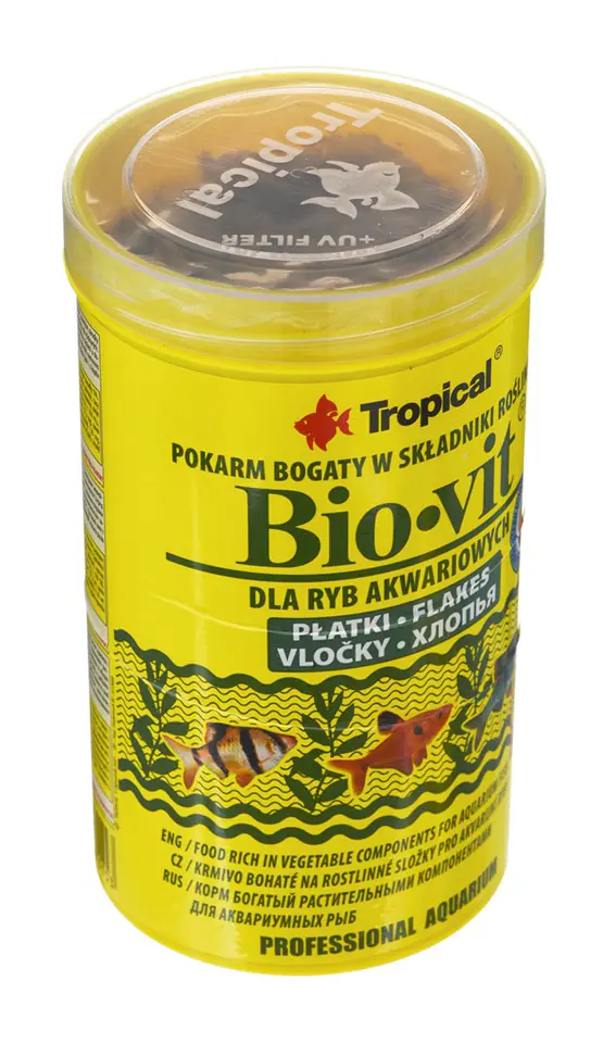 ⁨TROPICAL Bio-Vit - food for aquarium fish - 500 ml/100 g⁩ at Wasserman.eu