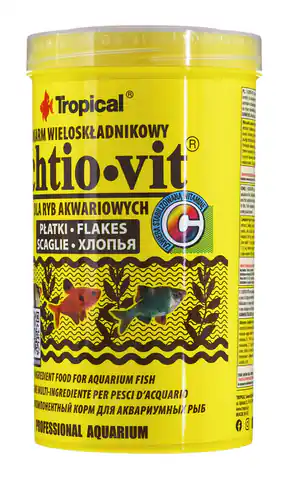 ⁨TROPICAL Ichtio-Vit - Futter für Aquarienfische - 500 ml/100 g⁩ im Wasserman.eu