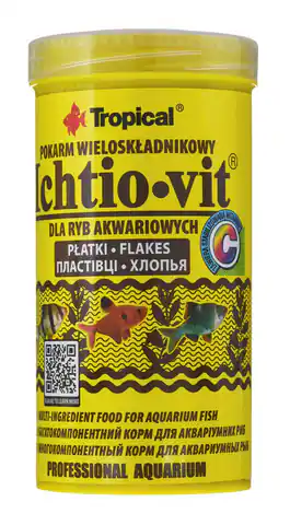 ⁨TROPICAL Ichtio-Vit - Futter für Aquarienfische - 250 ml/50 g⁩ im Wasserman.eu