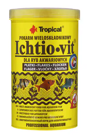 ⁨TROPICAL Ichtio-Vit - Futter für Aquarienfische - 1000 ml/200 g⁩ im Wasserman.eu
