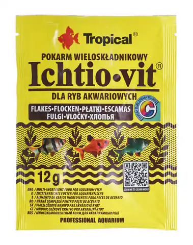 ⁨TROPICAL Ichtio-Vit - Futter für Aquarienfische - 12 g⁩ im Wasserman.eu