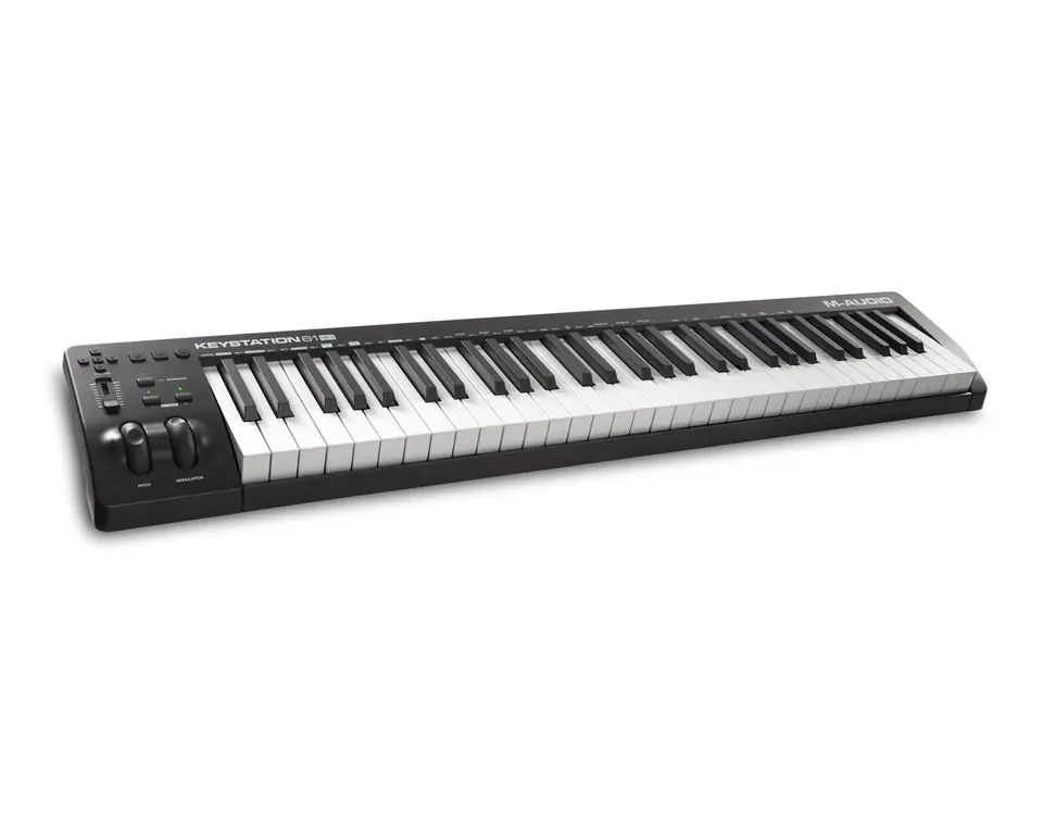 ⁨M-AUDIO Keystation 61 MK3 MIDI keyboard 61 keys USB Black, White⁩ at Wasserman.eu